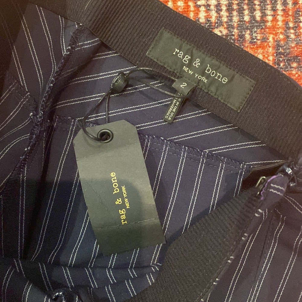 NWT Rag & Bone Simone Pinstripe Pants - Picture 7 of 8